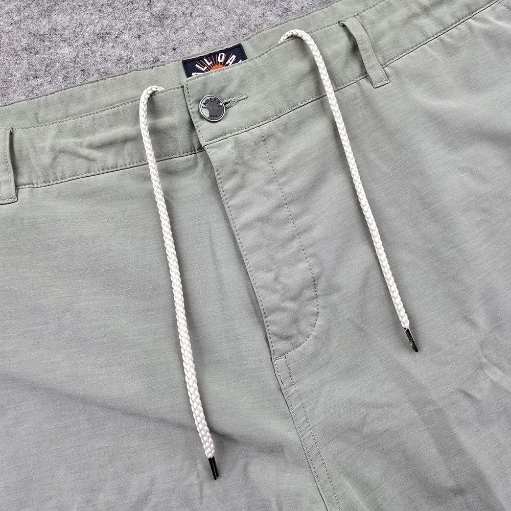 Faherty All Day Shorts Mens 38 Sage Green 7 Inseam Hybrid Stretch Quick Dry Swim